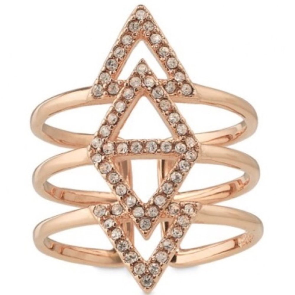 [Stella and Dot] Pave Spear Ring NWOT